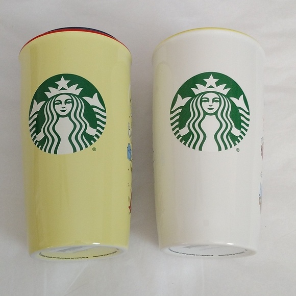 Starbucks Disneyland & California Adventure Porcelain Travel Mugs, Set o… - Picture 4 of 7